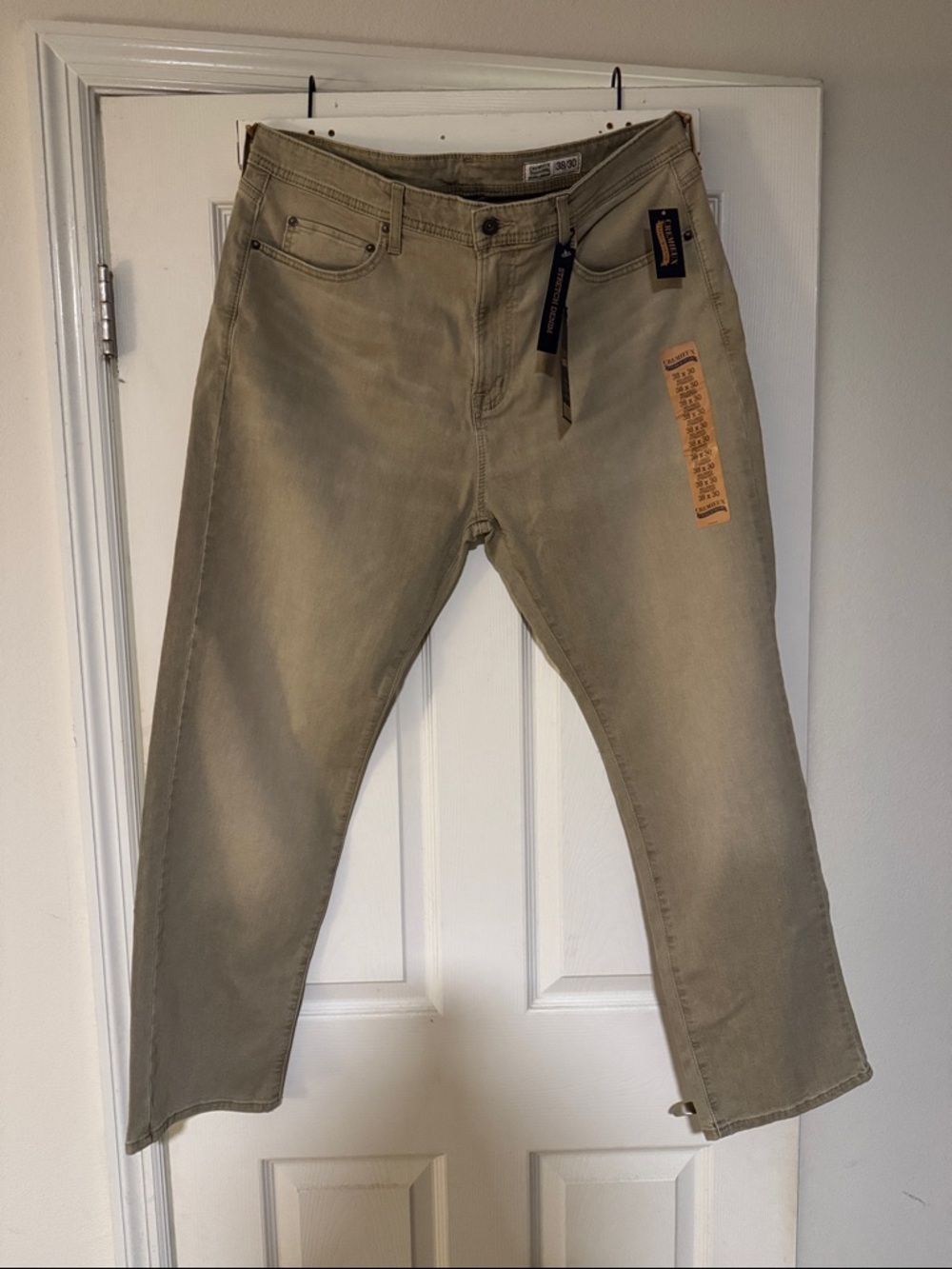 Daniel Cremieux Men's Relaxed Khaki Jeans - Faded Olive